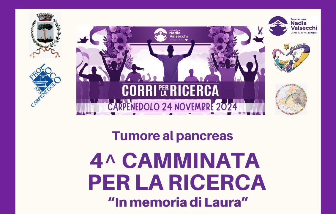 24 novembre 2024 | 4^ Camminata Viola per la Ricerca